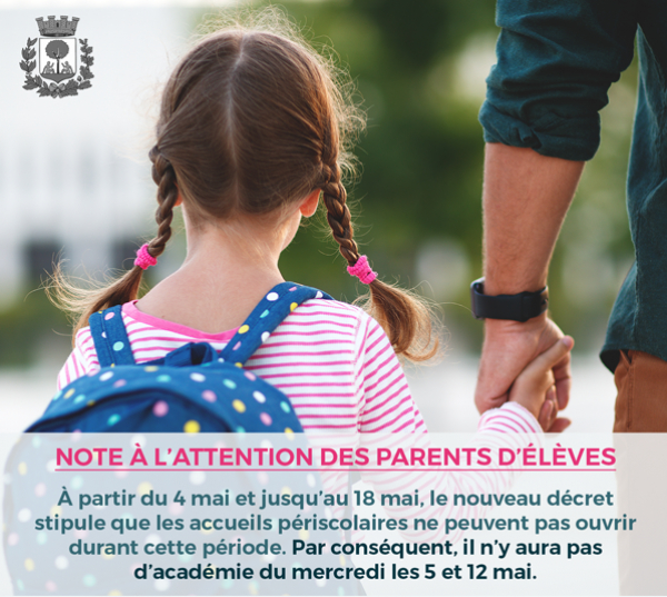 Note à l’attention des parents d’élèves